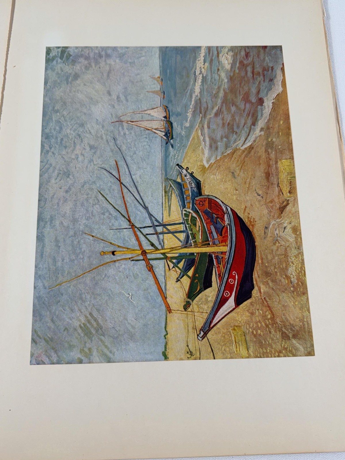 Vintage 1952 Van Gogh Harry N Abrams Art Treasures Softcover 16 Prints Portfolio