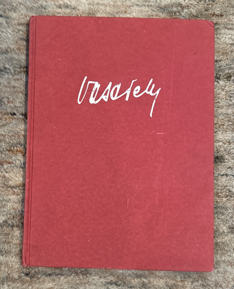 Vintage VASARELY Art Book 1972 96 Pages Color Book Printed In Hungary