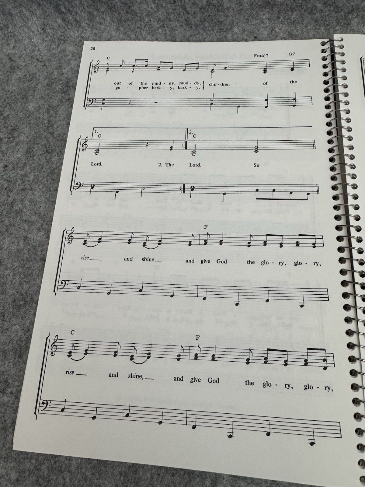 Psalty’s Super Songbook 1985 Spiral Christian Music Song Book Kids Praise