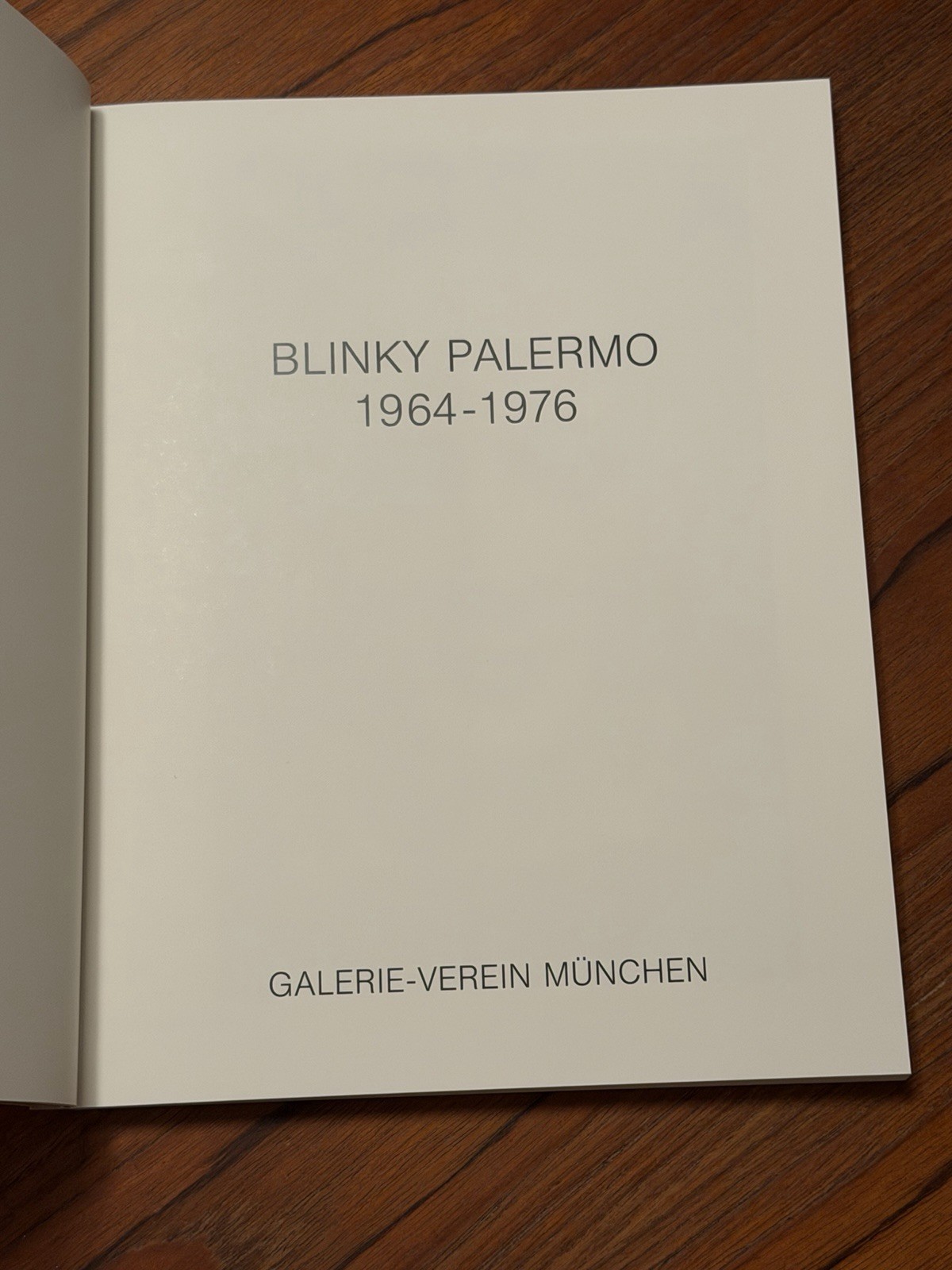 Blinky Palermo : 1964 – 1976 First Posthumous Catalogue With Slipcase