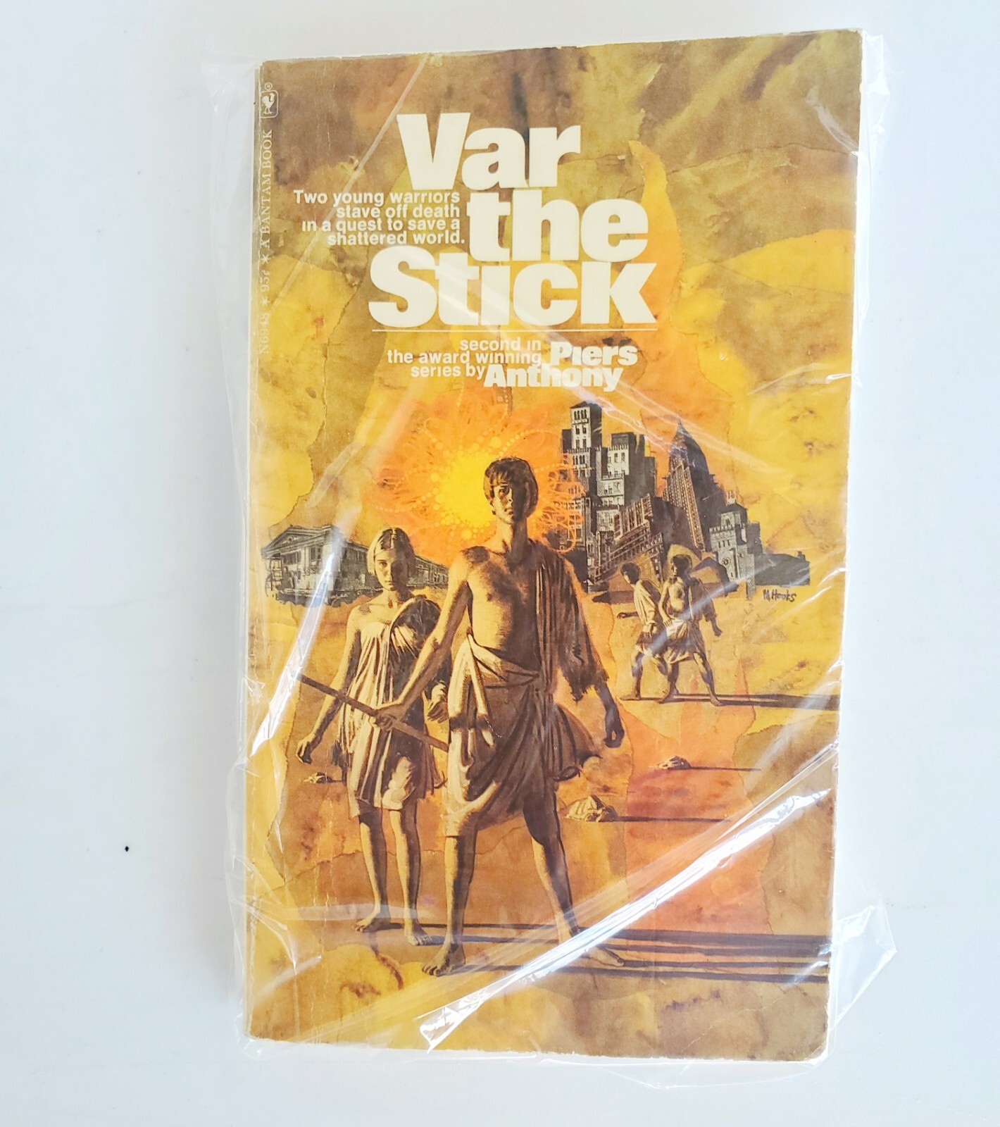 1973 VAR THE STICK Piers Anthony BATTLE CIRCLE #2 The Scourge of Enmity SCIFI PB