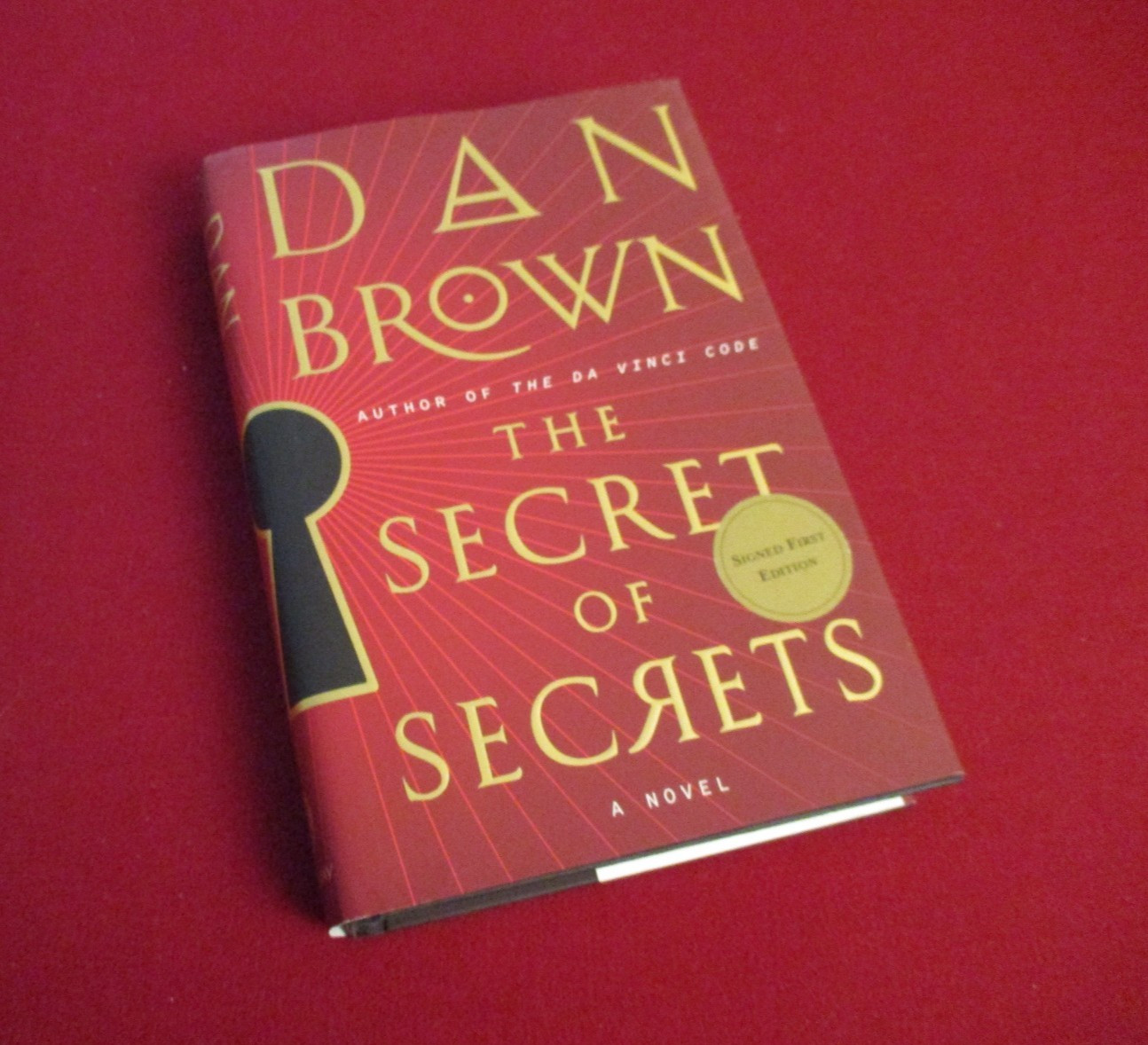 SIGNED ~ The Secret of Secrets by Dan Brown (2025) First Printing Hardcover Book