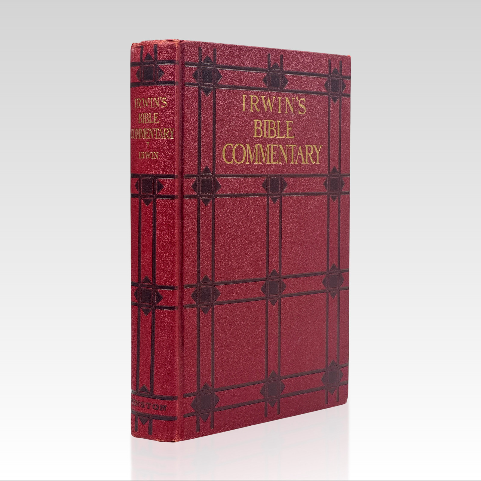 1928 C. H. IRWIN. Irwin’s Bible Commentary VINTAGE HC