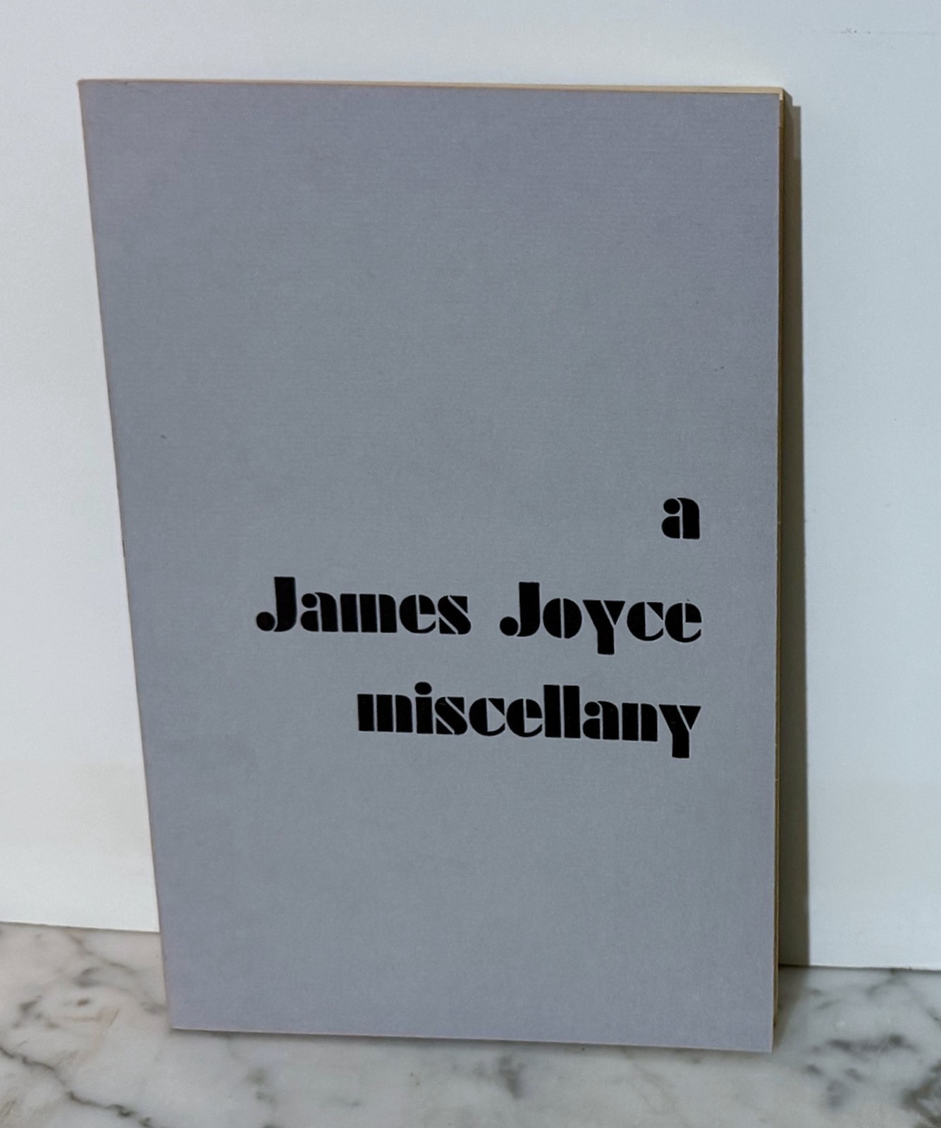 A JAMES JOYCE MISCELLANY – BY MARVIN MAGALANER – 1957 – SOFTCOVER