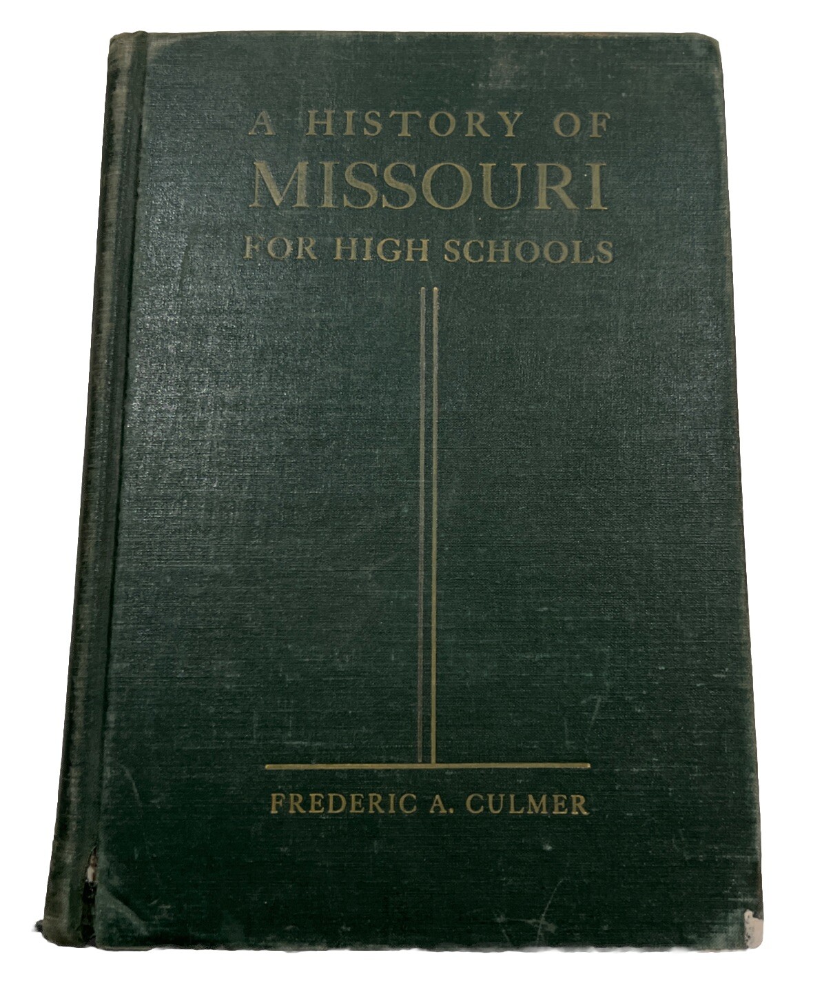 1950 A History Of Missouri For High Schools Frederic A Culmer Antique