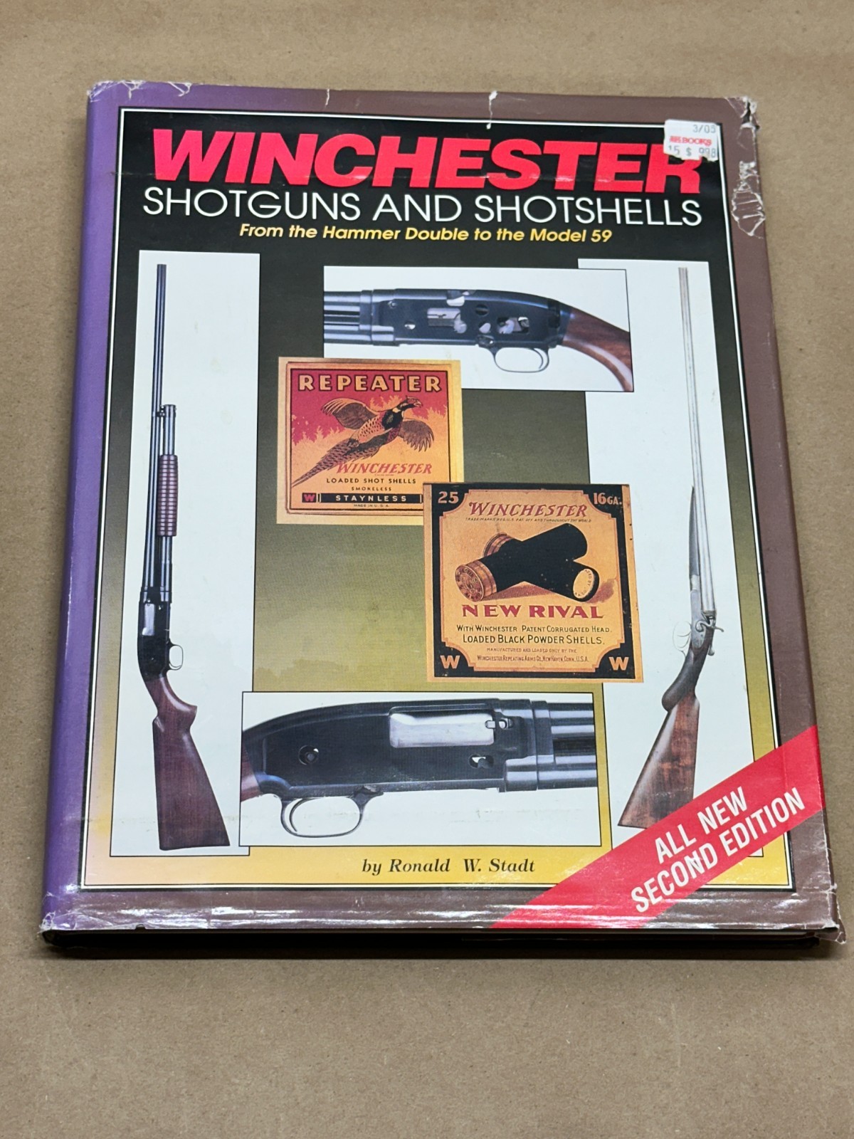 1995 Winchester Shotguns and Shotshells 2nd Edition Ronald W Stalt Hammer Double