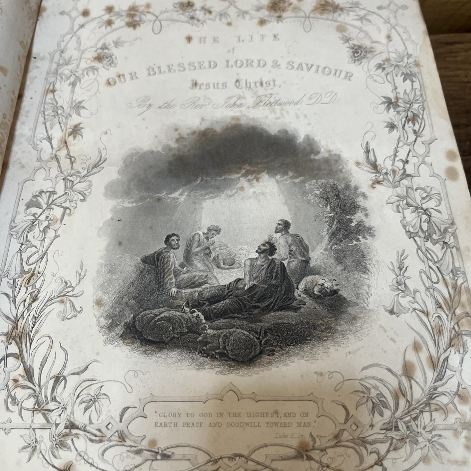 Rare Antique Bible Based Book Life Of Jesus Christ 1851-1855 London & New York