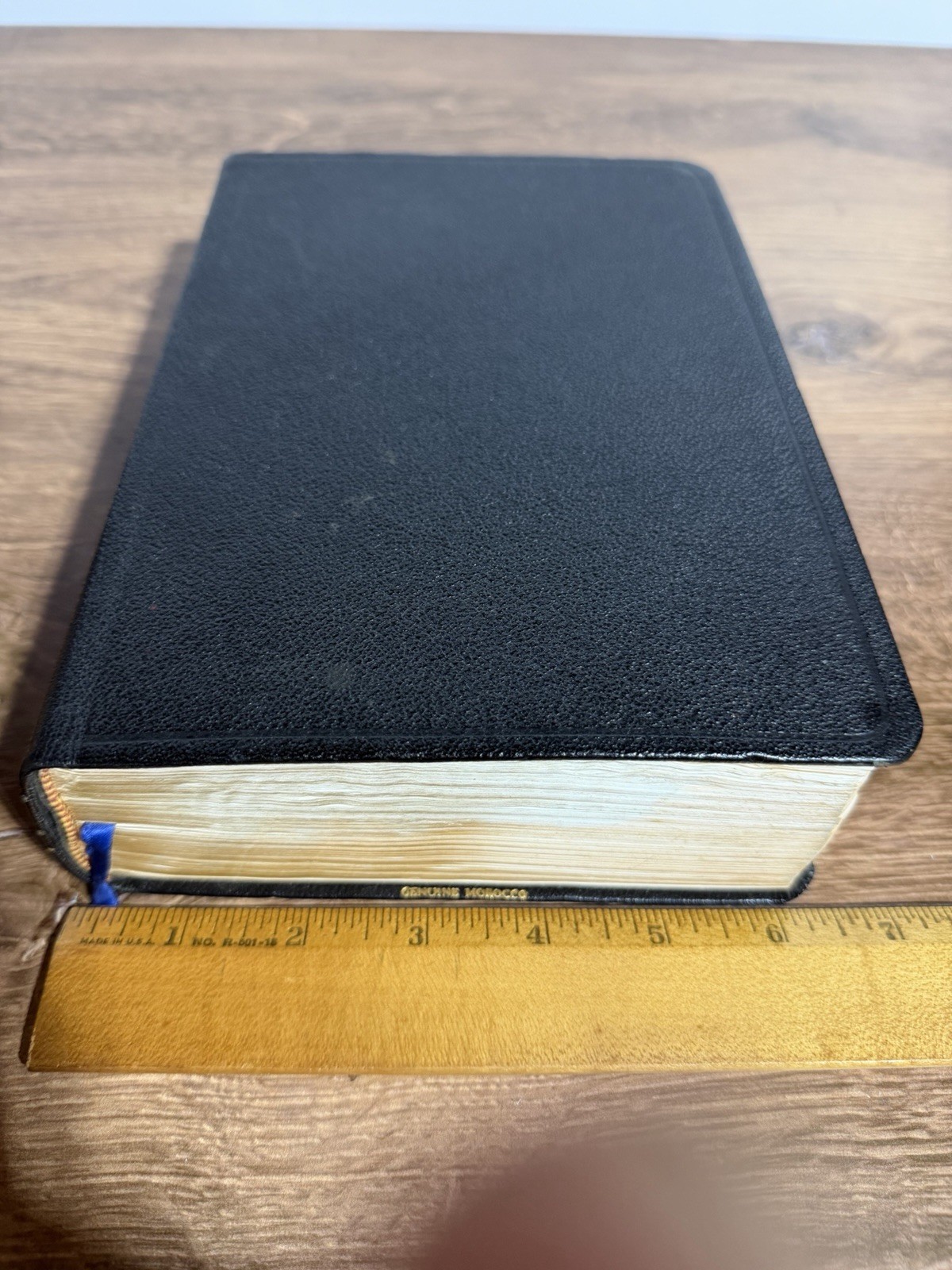 The System Bible Study 1960 Black Morocco Leather Enlarged Edition Maps