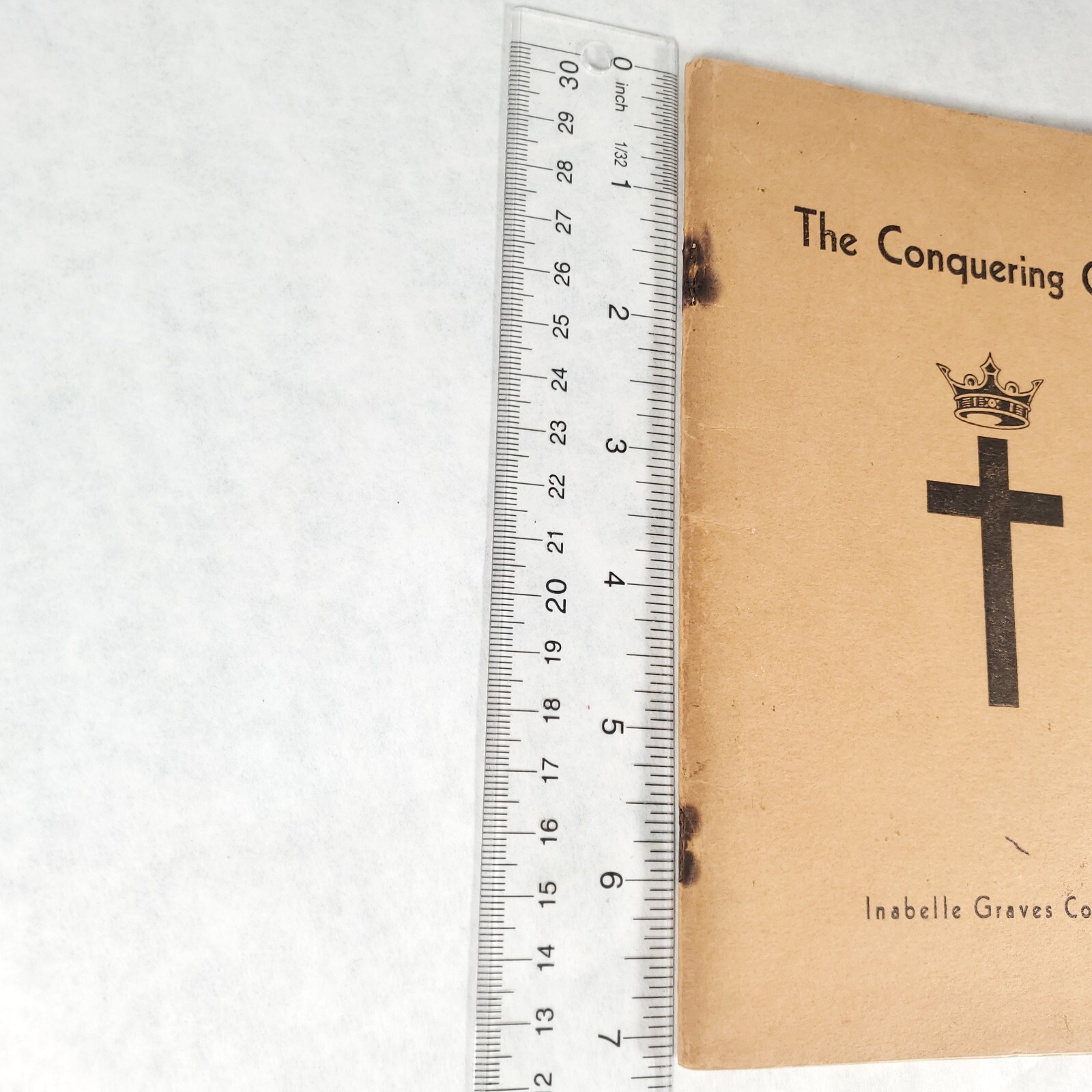 The Conquering Christ – 1935 Stapled Softcover by Inabelle Graves Coleman