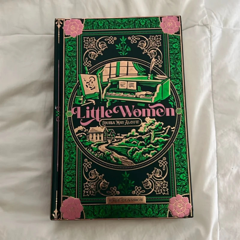 Book Little Women by Louisa May Alcott Page Classics Deluxe Edition Hardcover