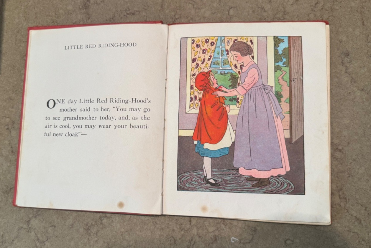 Vintage Little Red Riding Hood Book c. 1921