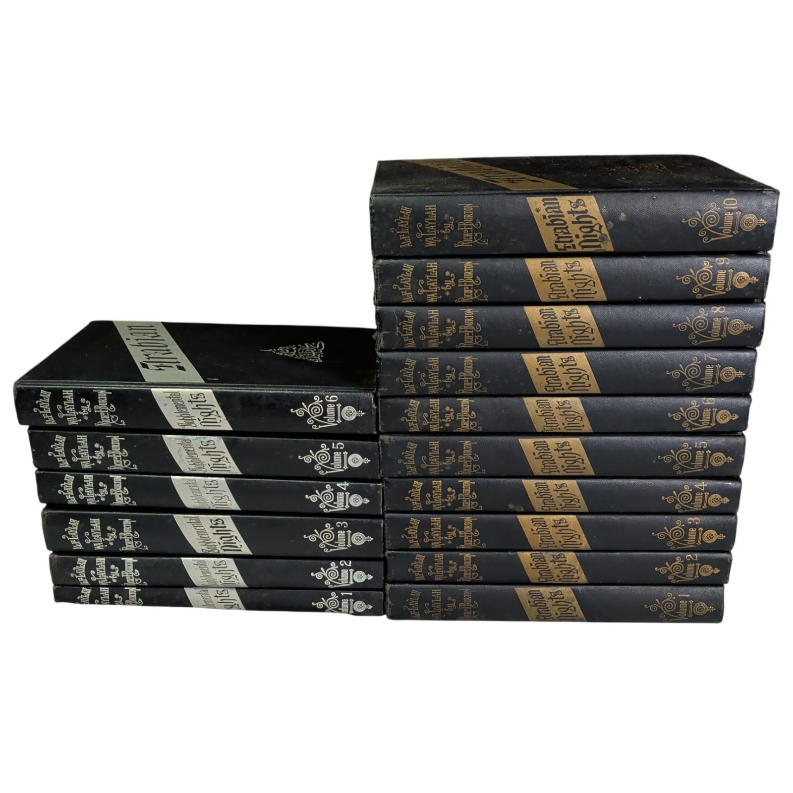 Arabian Nights and Supplemental Nights 16 Volumes Richard F Burton Book Set USA