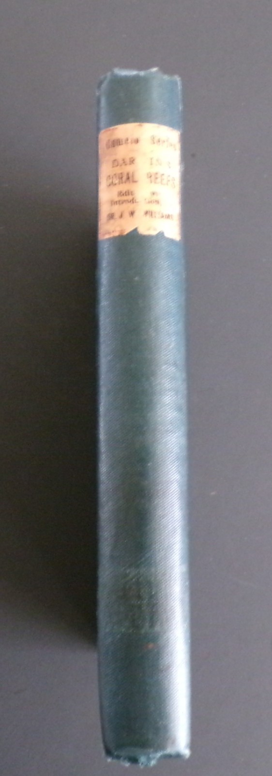 1890 Coral Reefs by Charles Darwin HC Good with excellent quality map