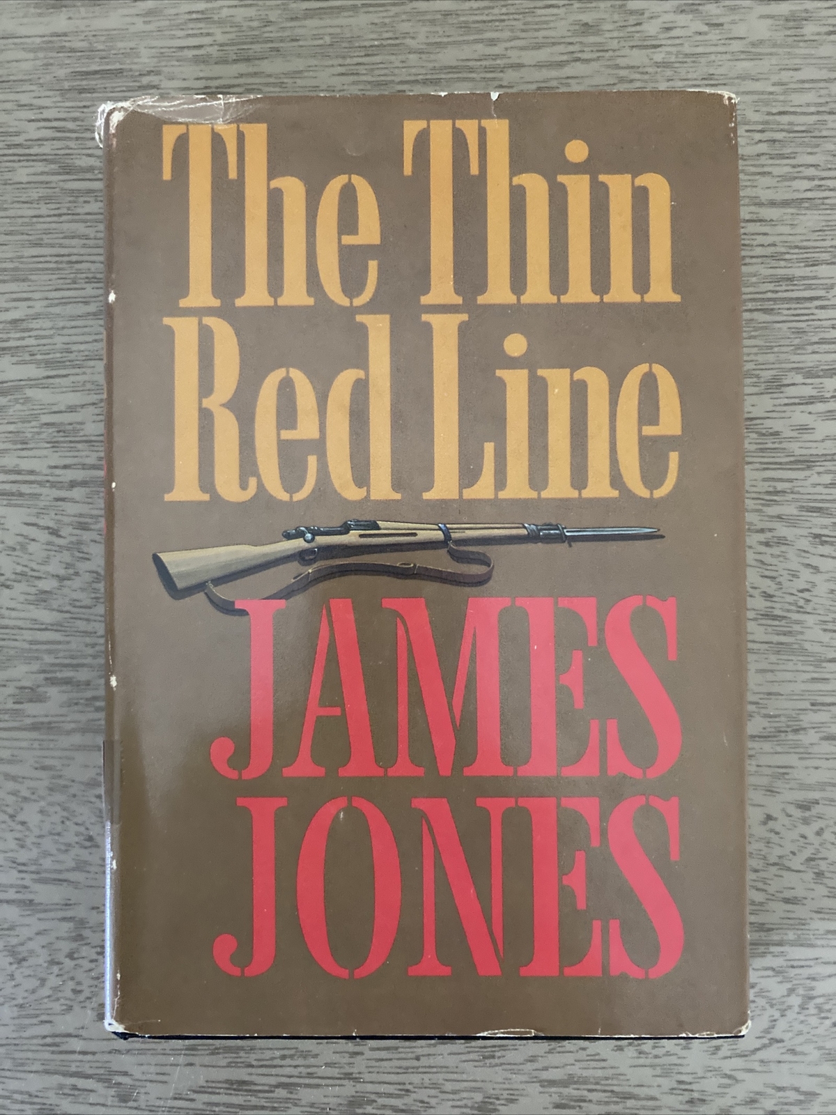The Thin Red Line James Jones HCDJ 1962 VERY GOOD CONDITION BB7
