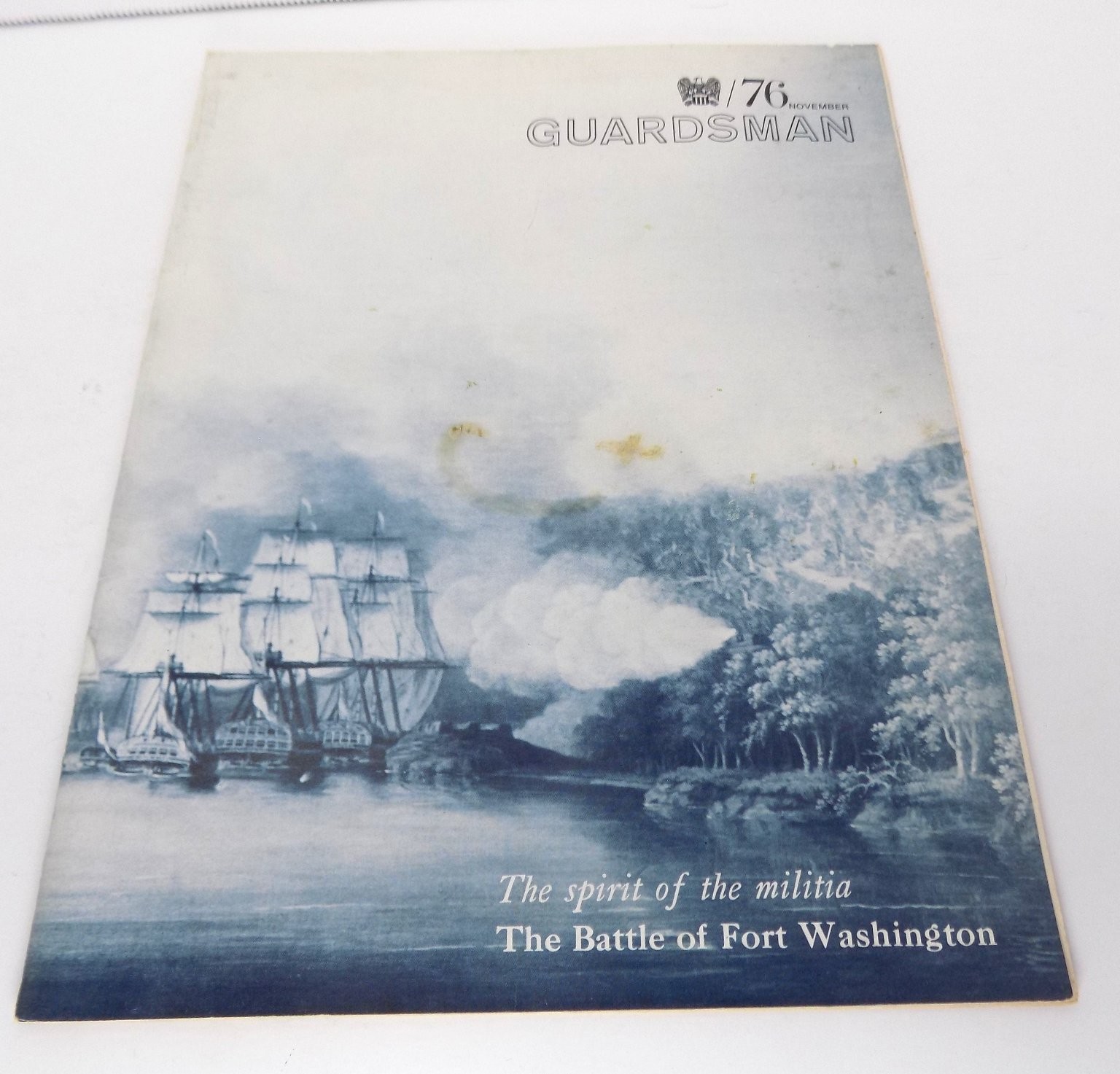 The Guardsman November 1976 Battle of Fort Washington Magazine Military History