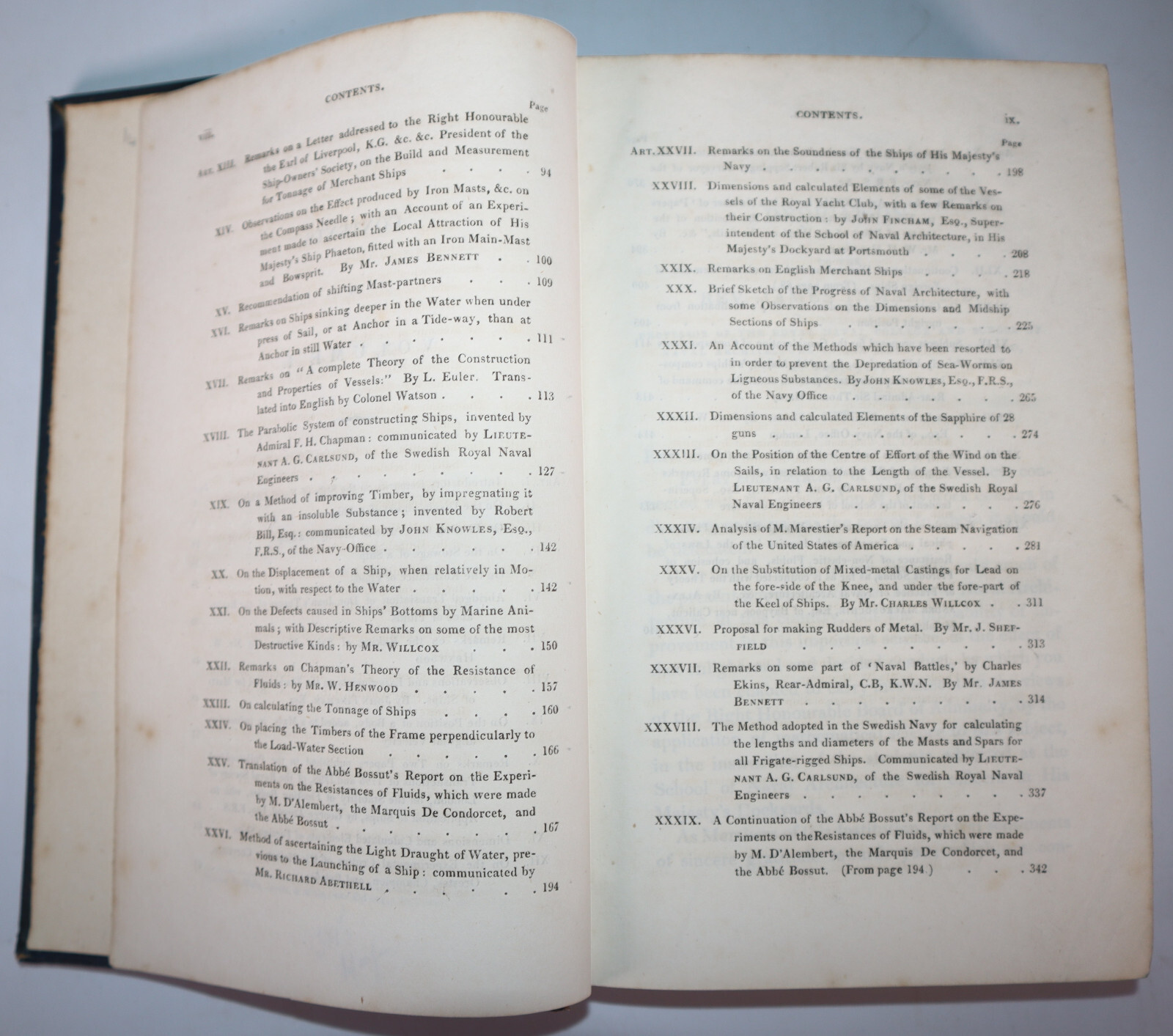 1826-30 Papers on Naval Architecture Science Morgan & Creuze 25 Plates 3 Vols