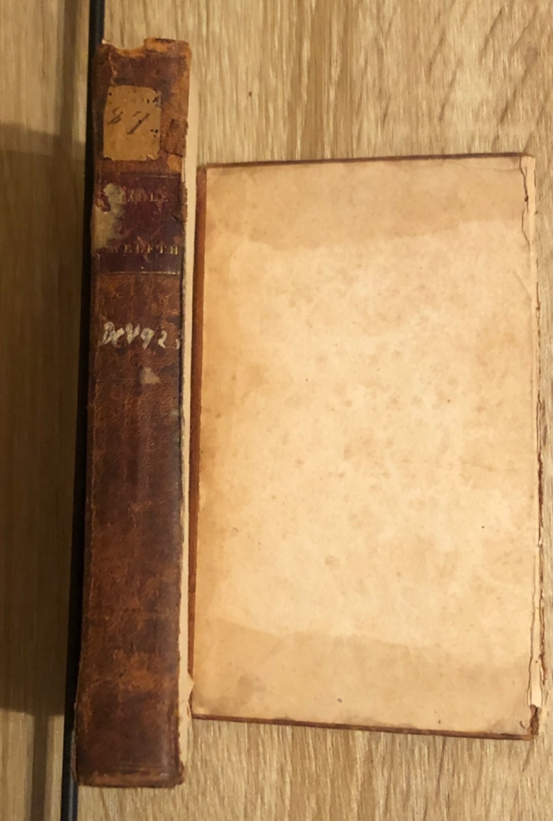 Antique Book HISTORY OF CHARLES XII KING OF SWEDEN by Voltaire leather 1822