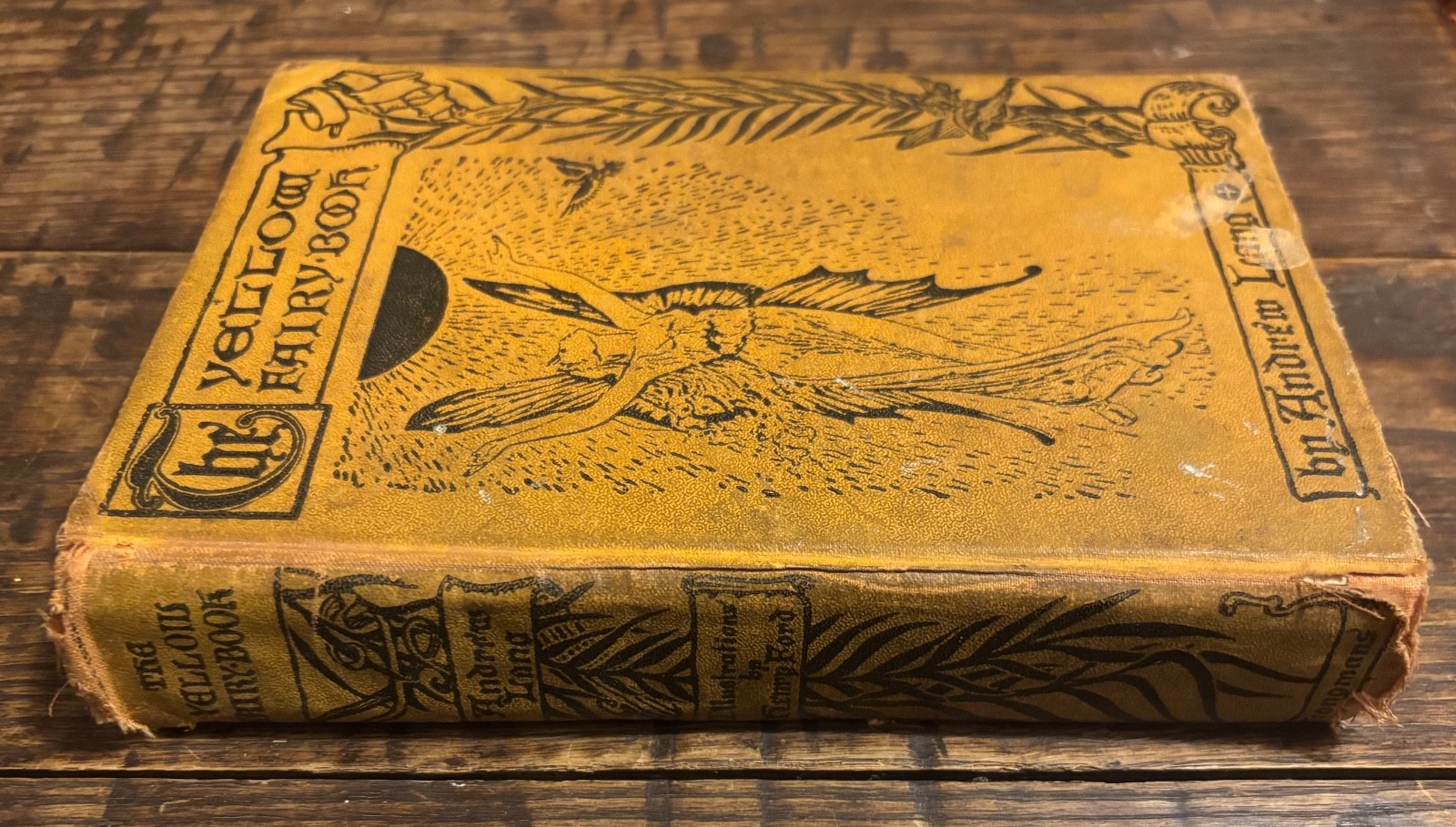 The Yellow Fairy Book ANDREW LANG Crown Edition 1947 Illustrated HC Fantasy
