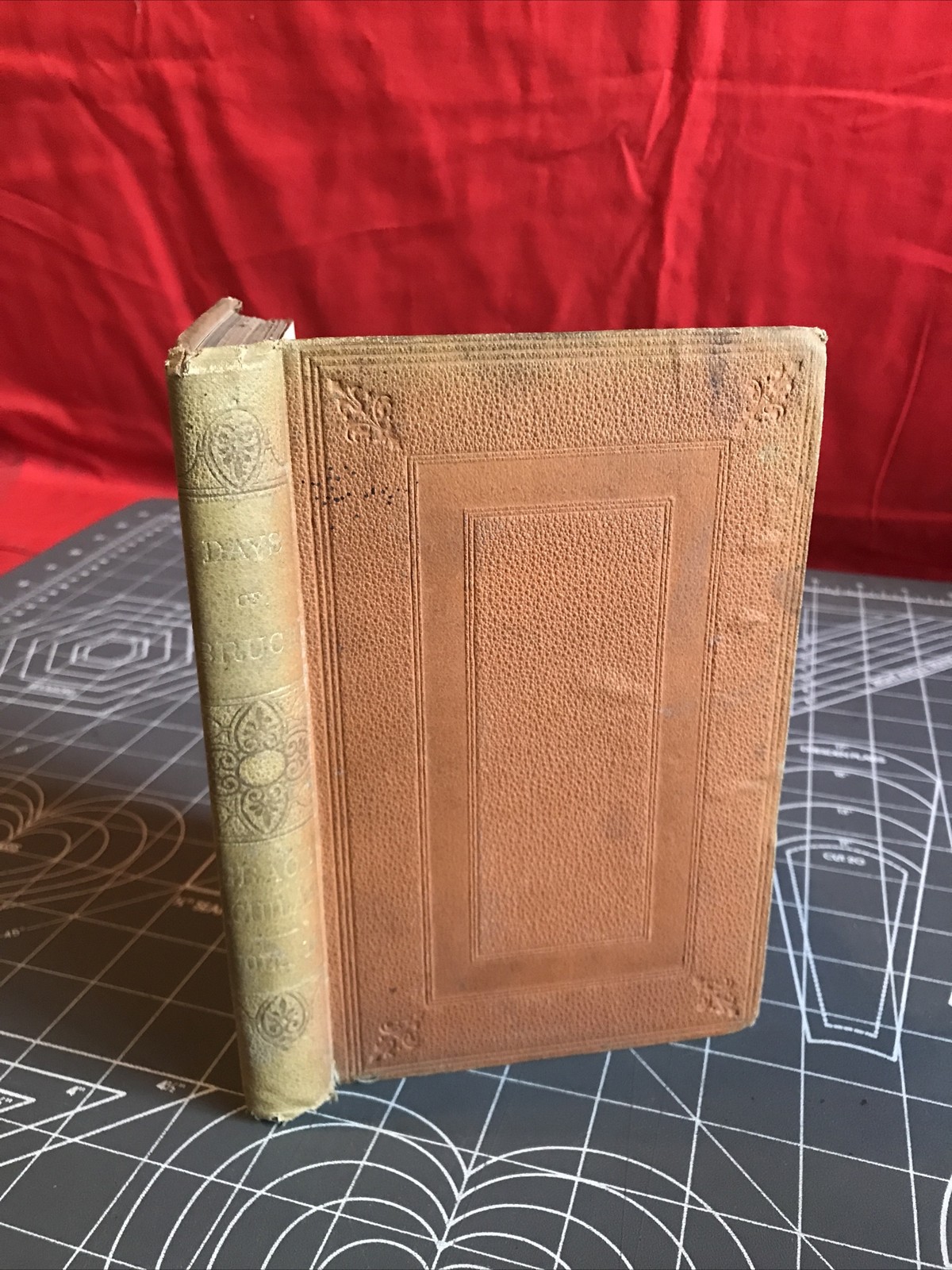 Antique 1875 The Days Of Bruce by Grace Aguilar Volume 2 Hardcover Book