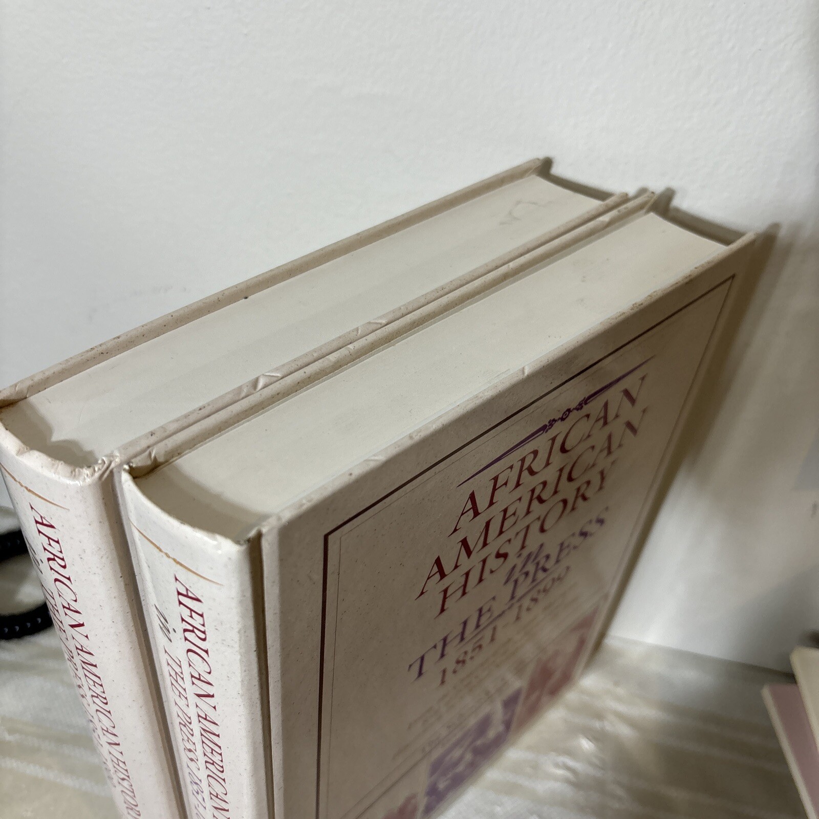 2 VOLUMES African American History in the Press 1851-1899 Schneider Collection