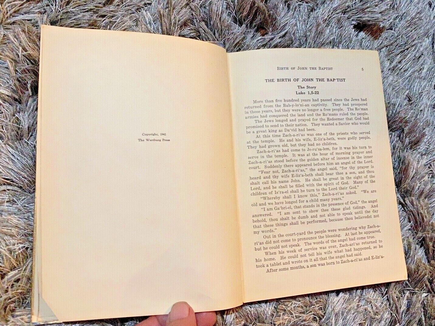 A CHILDS NEW TESTAMENT BIBLE STORIES BY M P ATHY VINTAGE 1942