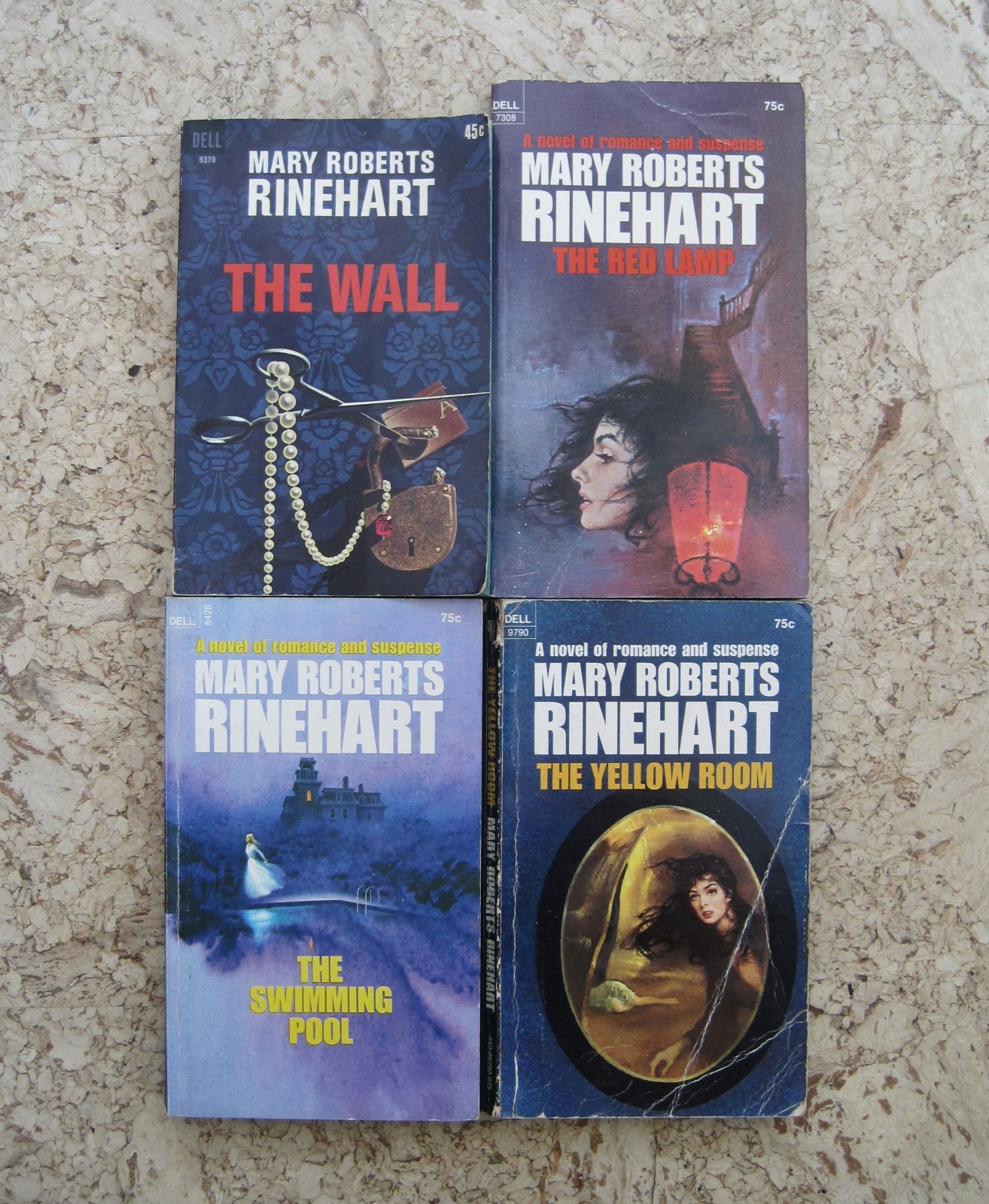 Mary Roberts Rinehart Lot of 4 Vintage Dell Paperbacks