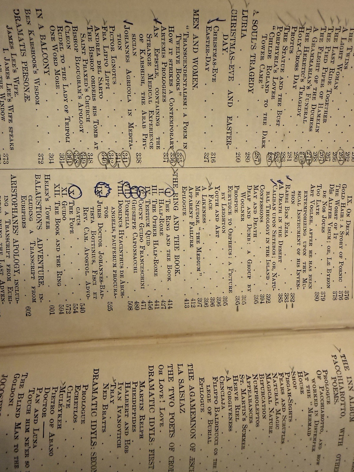 ANTIQUE ROBERT BROWNING’S COMPLETE POEMS BOOK 1895 POEMS POETRY CAMBRIDGE OLD