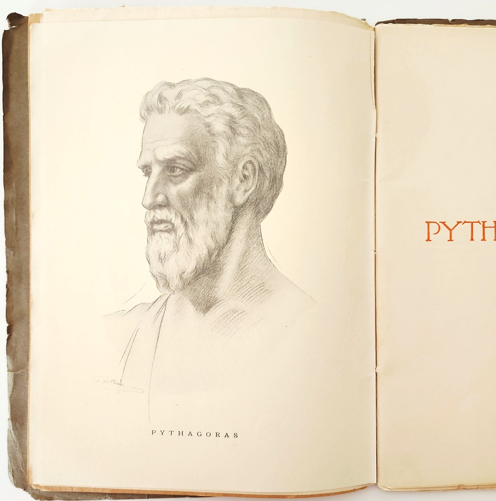 1908 Pythagoras Elbert Hubbard Roycroft Little Journeys Philosophy PB Book