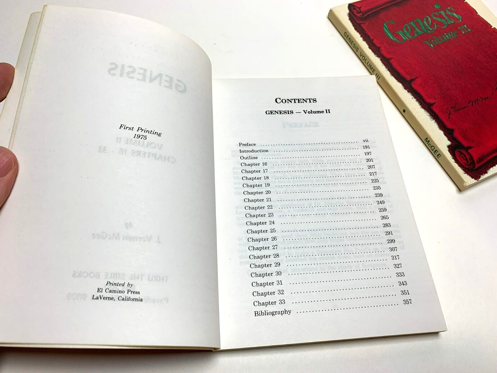 BIBLE RADIO NETWORK – „GENESIS“ VOLUME II & III by J. McGee 2 VOLUMES 1975