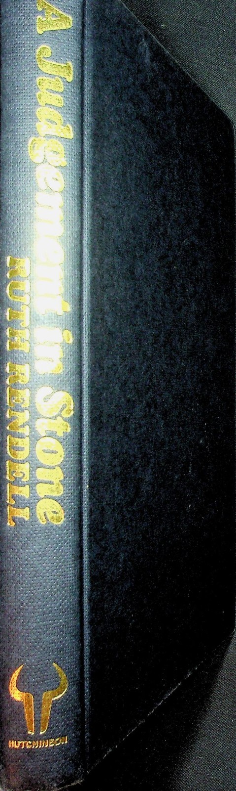 Ruth Rendell / A Judgement in Stone Signed 1st 1st Edition 1977