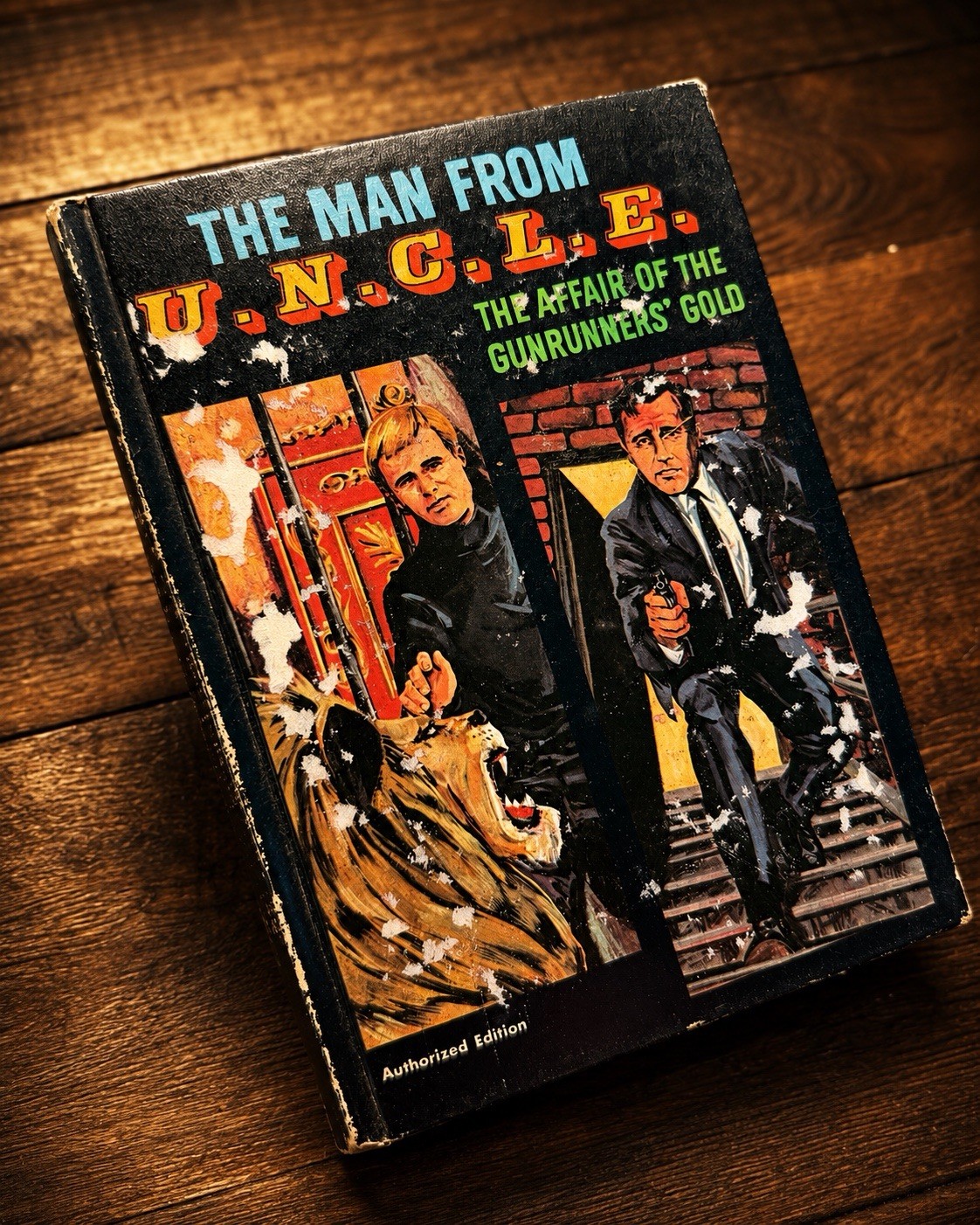 Vintage 1967 The Man From U.N.C.L.E. Gunrunner’s Gold Whitman Hardcover
