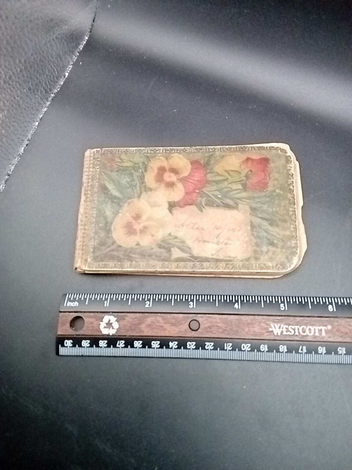 Antique 1880 Autograph Friendship Book.