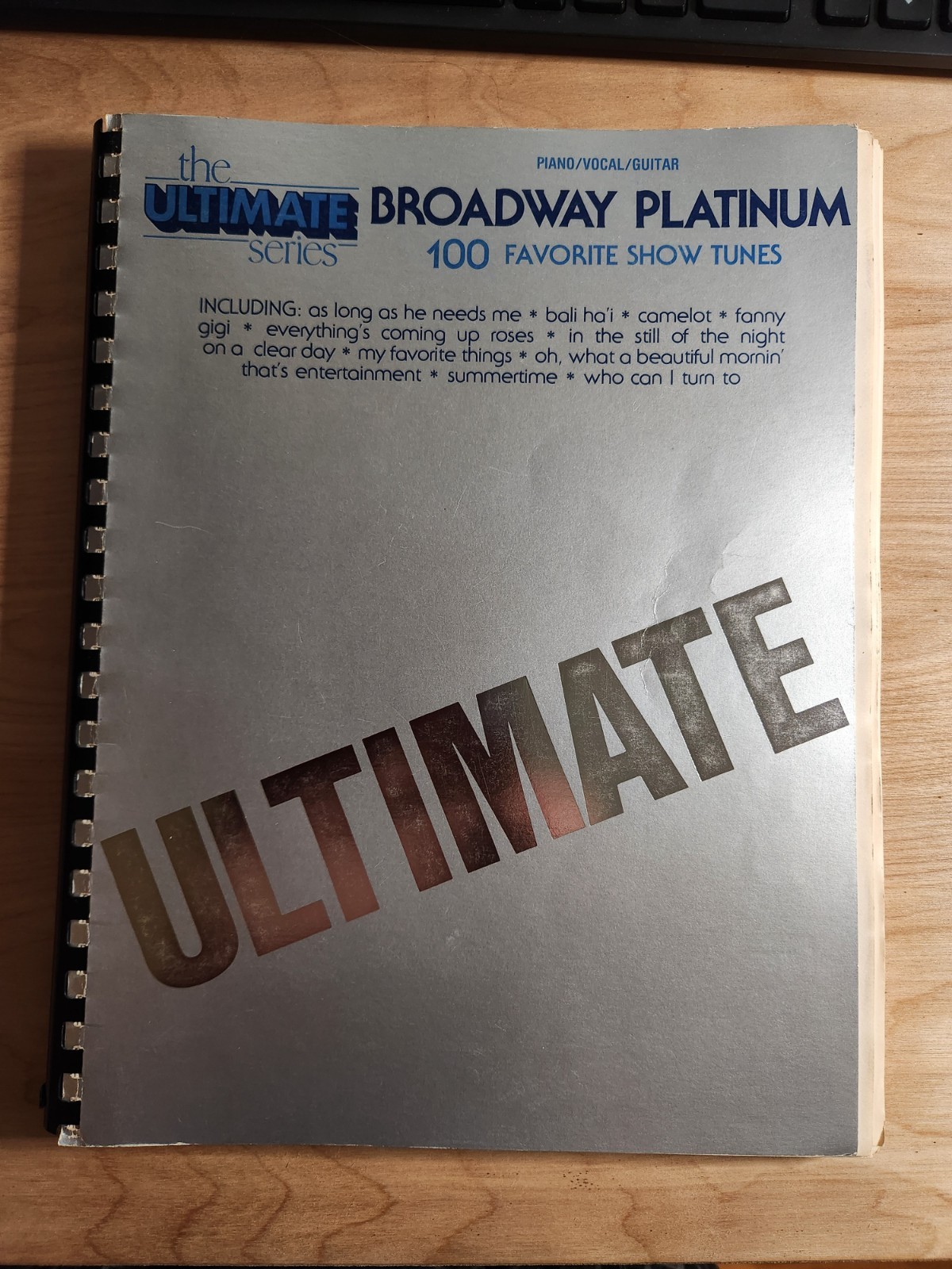 The Ultimate Series Broadway Platinum 1982 Hal Leonard Songbook