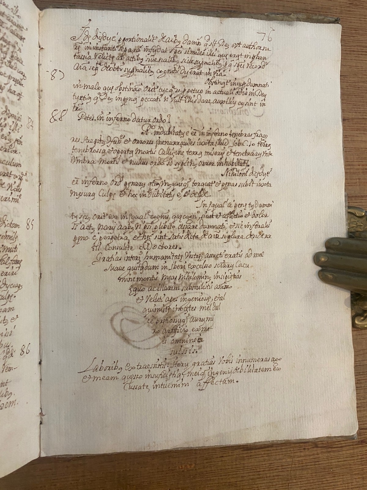 SELECTA QUAESTIONES THEOLOGICAE by St Thomas Aquinas 1679 – Manuscript Copybook