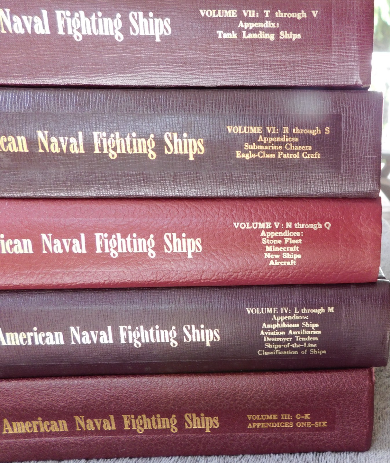 Dictionary of American Naval Fighting Ships – 6 Volume Set 3-8