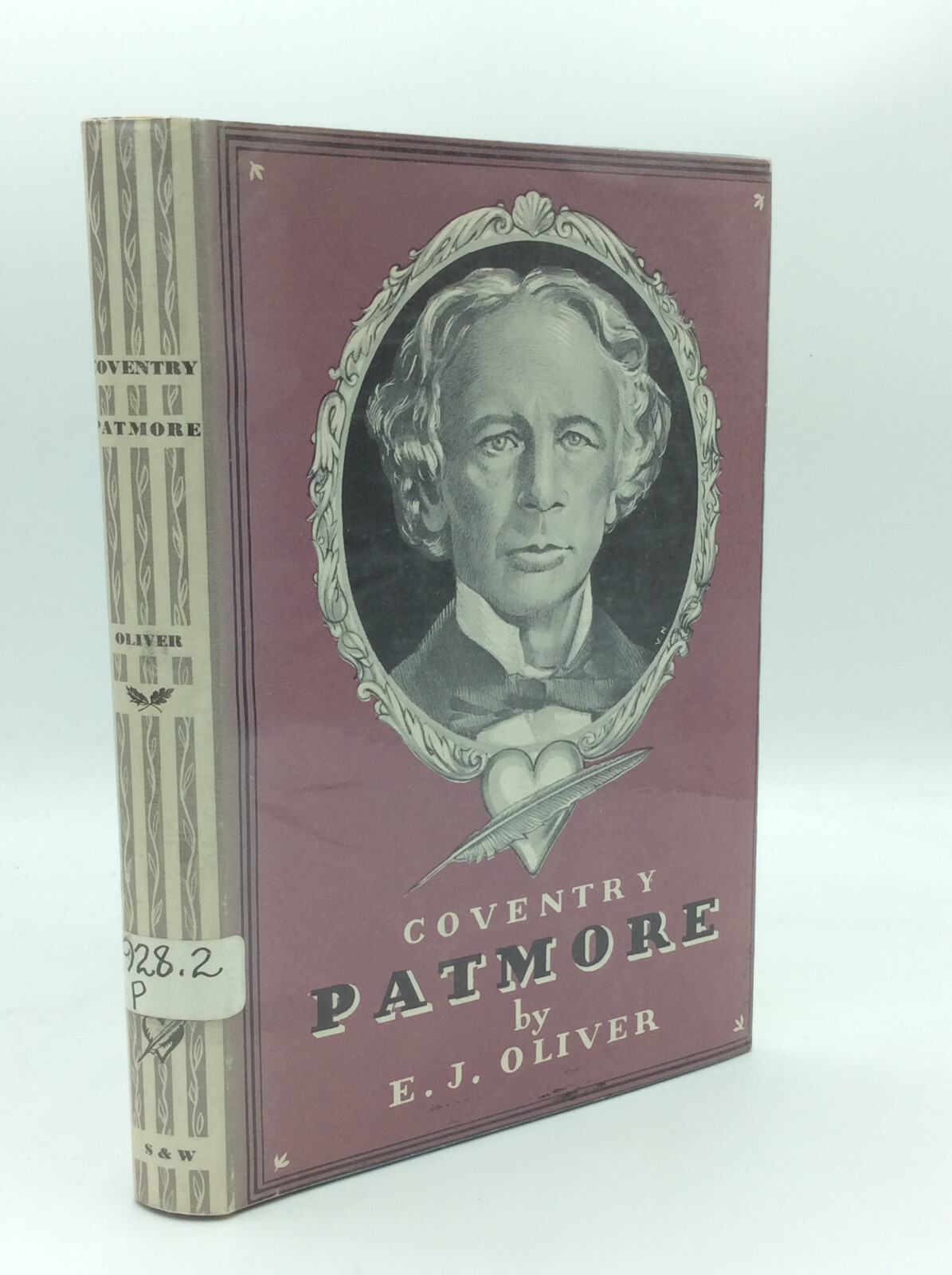 COVENTRY PATMORE by E.J. Oliver – 1956 – vintage – poetry – biography