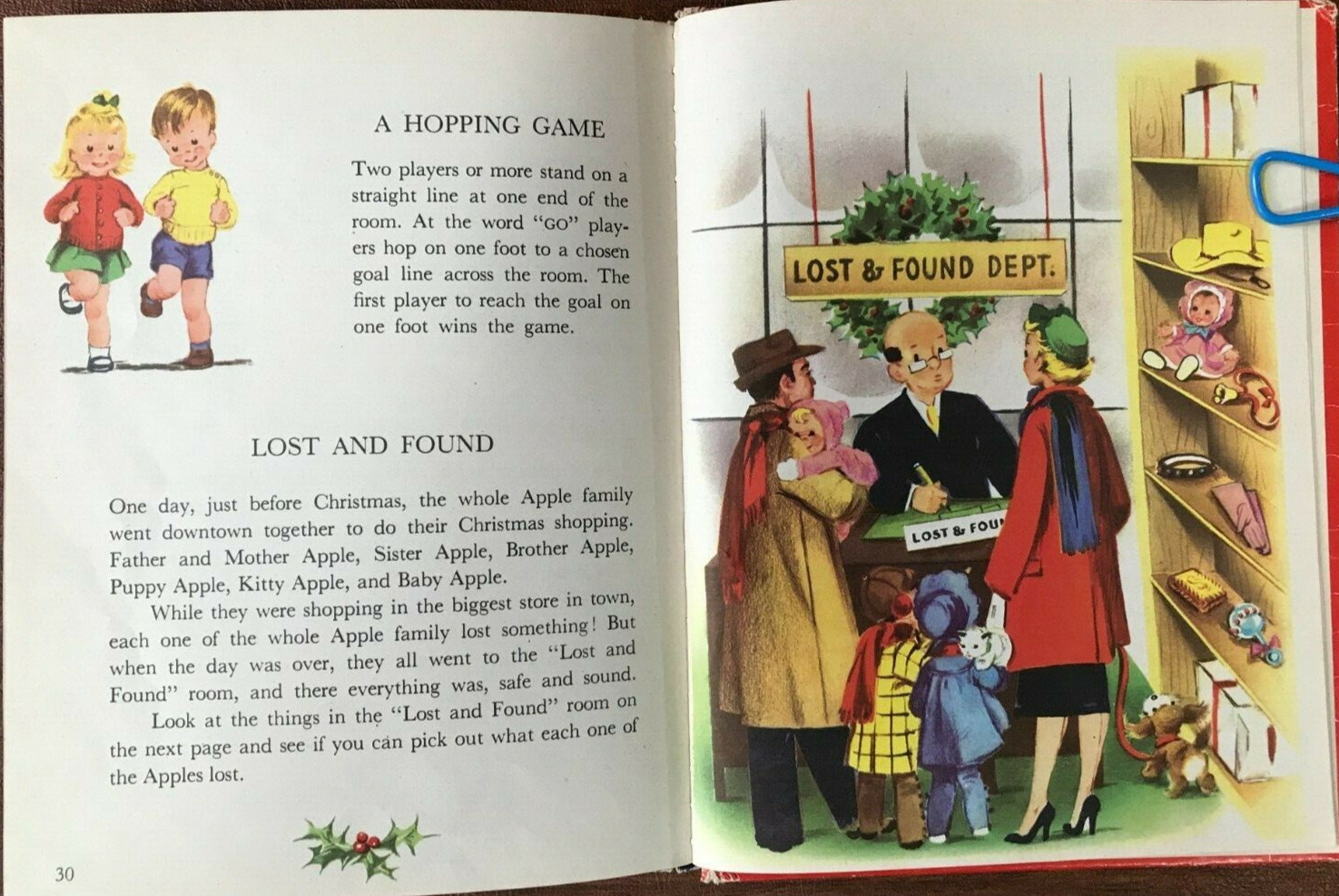 THE BUSY BOOK ~ 1st ed. vintage childrens Rand McNally Elf Book ~ Szepelak, 32 p