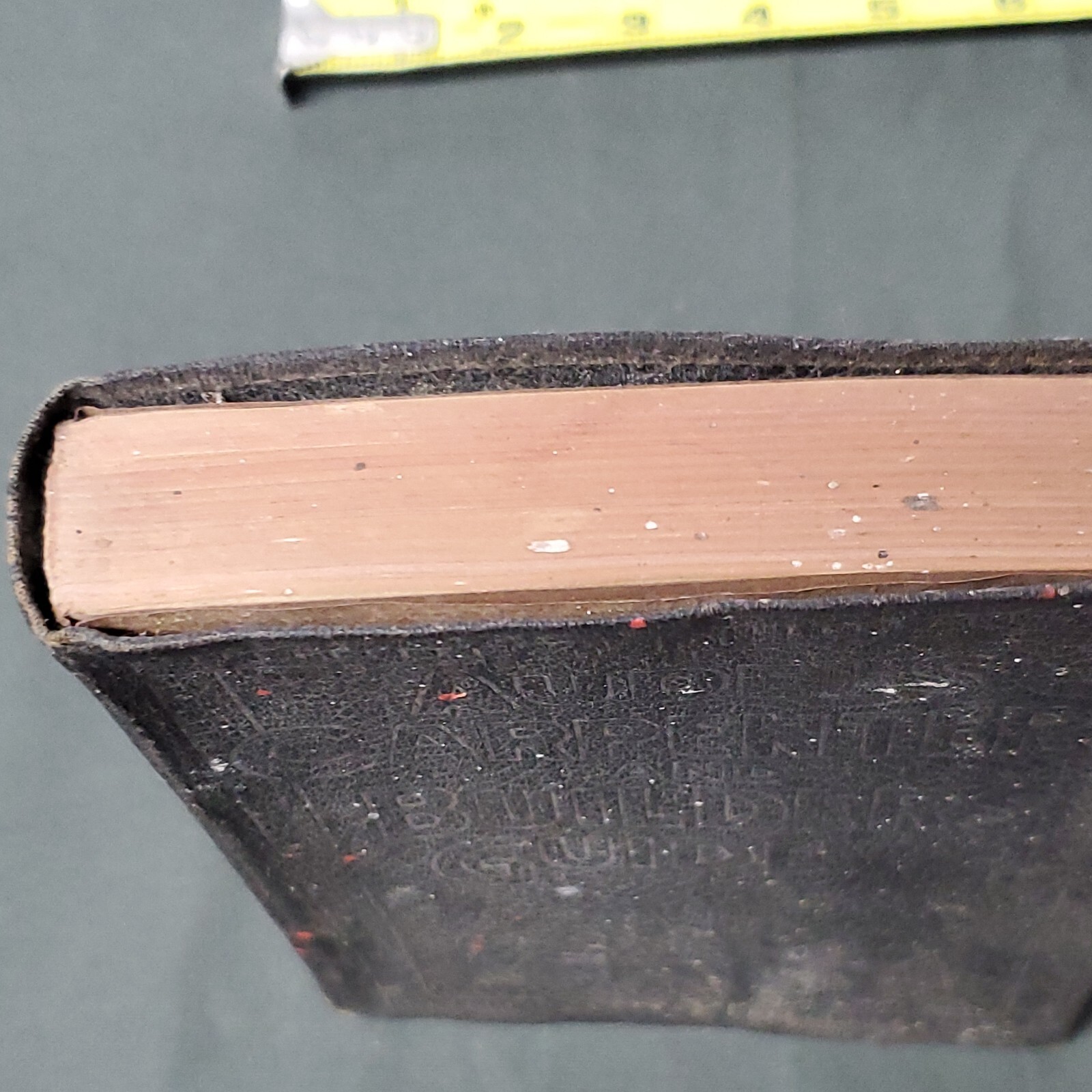 Audels Carpenters & Builders Guide 4 Leather Cover Illustr ©?1939 Reprint 1943