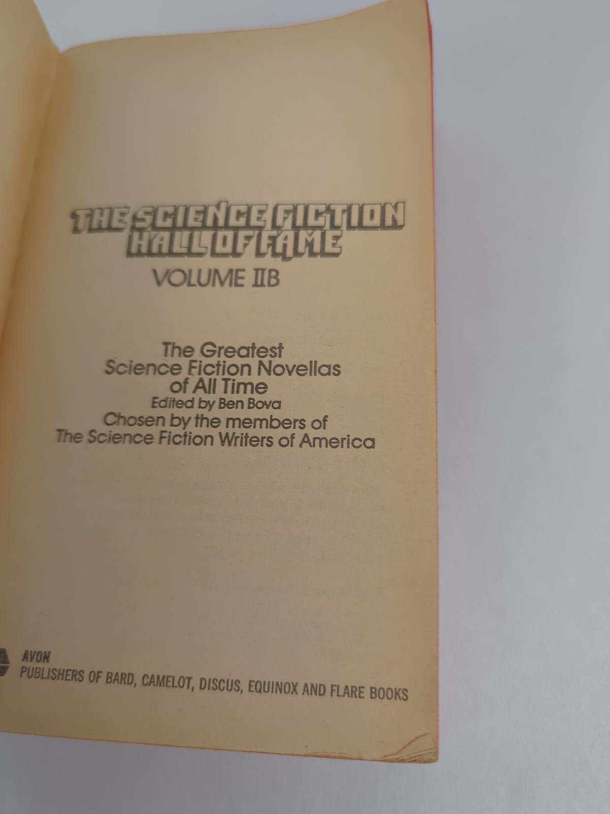 Ben Bova SCIENCE FICTION HALL OF FAME V. IIB Avon 1974 PB Jack Vance James Blish