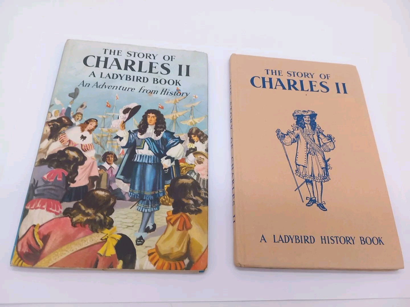 Ladybird Book Charles II 2nd Series 561 History Dust Jacket L du Garde Peach VGC