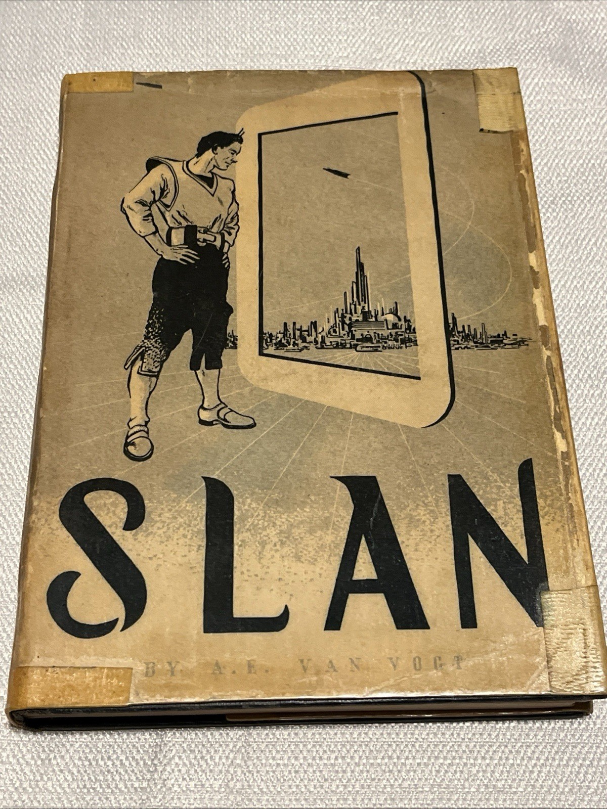 A.E. Van Vogt *RARE* Slan Book – 1953 – Arkham House – 1st ED – 4000 Copies