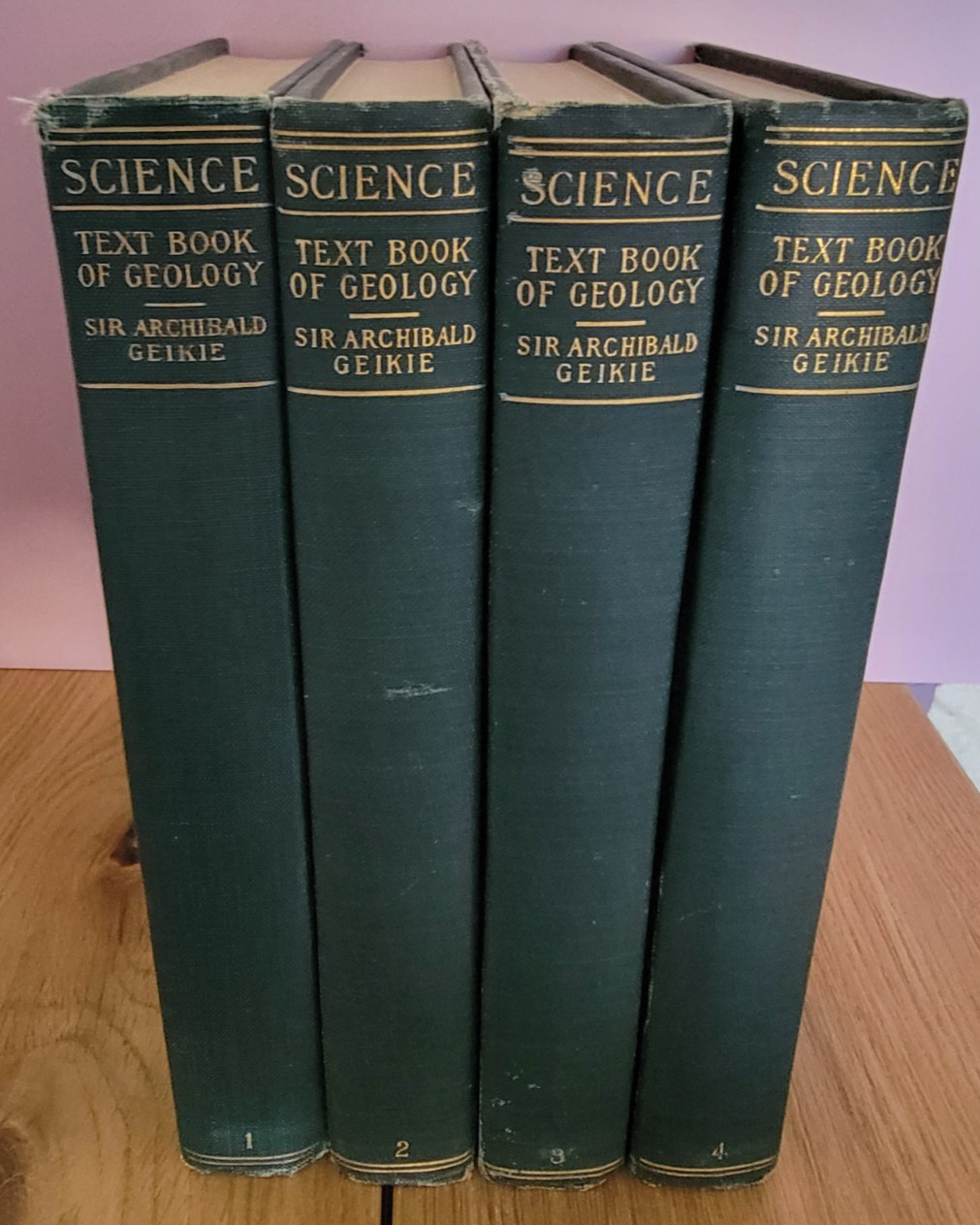 P.F. Collier & Son 1902 Science: Text-Book of Geology by Archibald Geikie 1-4