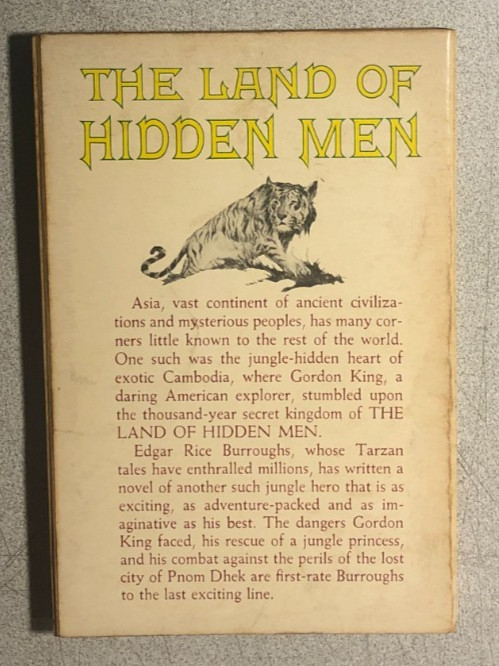 THE LAND OF HIDDEN MEN by Edgar Rice Burroughs (F-232) Ace paperback