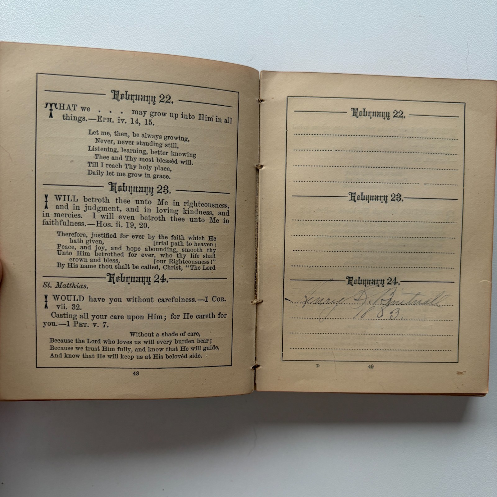 Red Letter Days Frances Ridley Havergal Antique 1879 Devotional Book Cloth HC