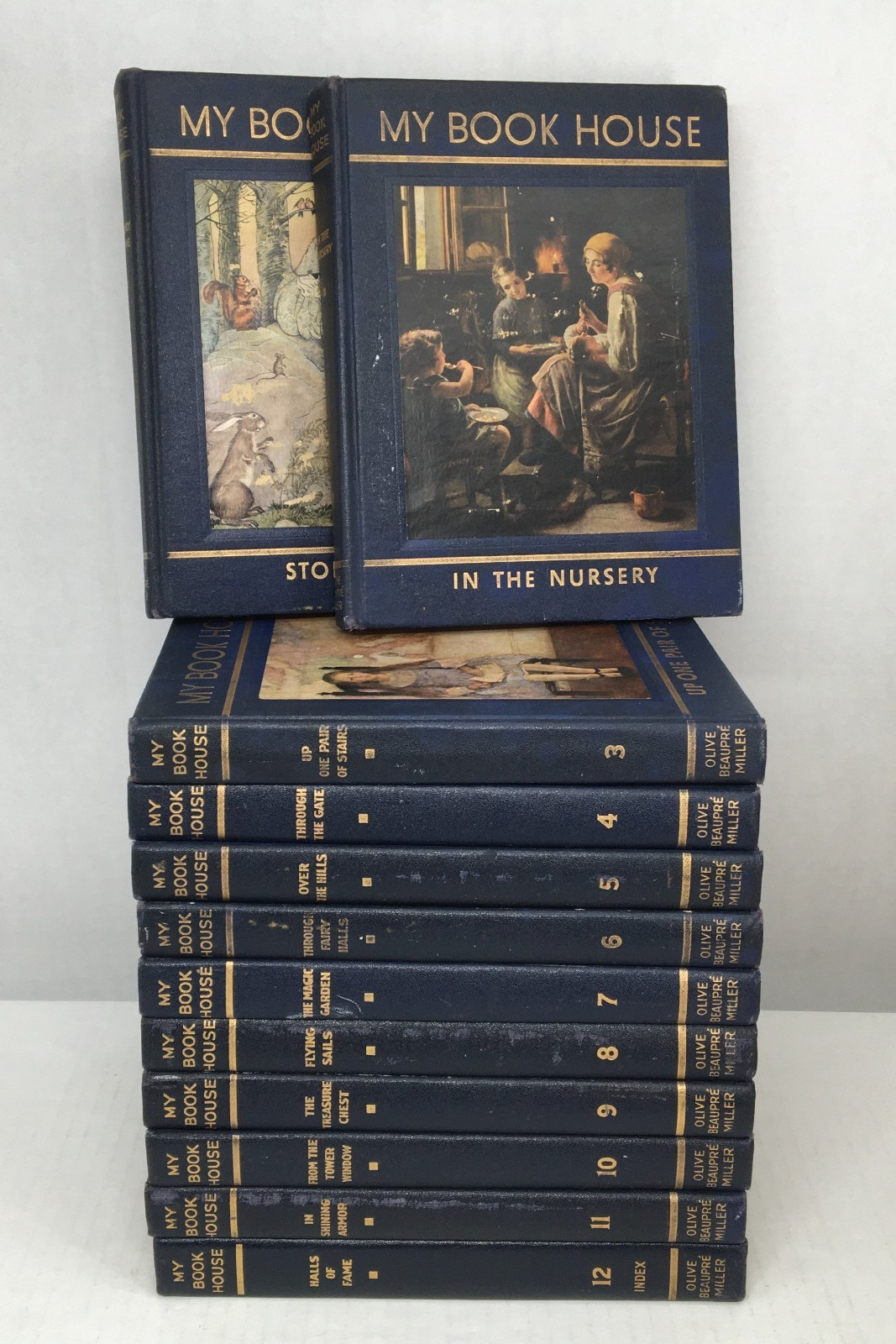 My Book House Volumes 1-12 Olive Beaupre Miller Complete Set of 12 Children 1937