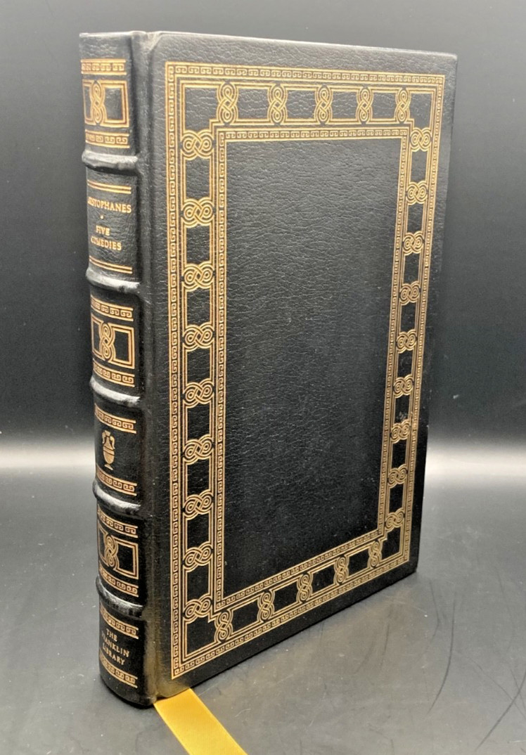 Five Comedies, Aristophanes, Franklin Library 1982, Greek Classic Plays Leather
