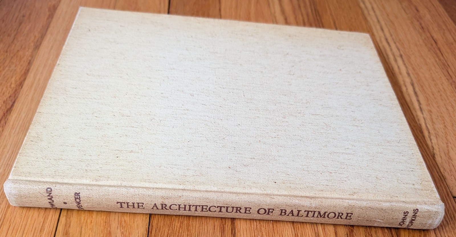 The Architecture of Baltimore a Pictorial History HC 1953 Howland & Spencer