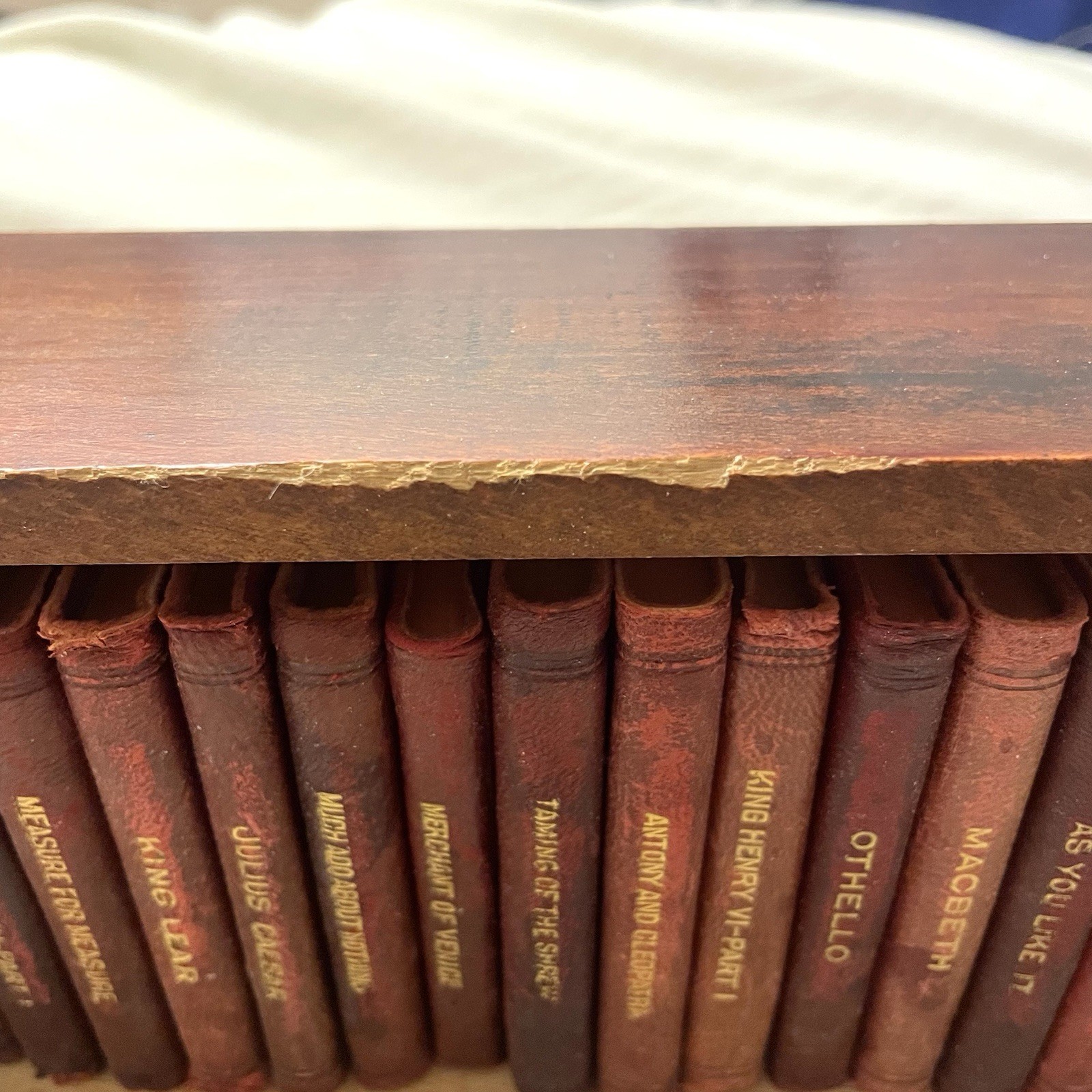 Antique Miniature Knickerbocker Shakespeare Books 23 Vols Original Wood Case