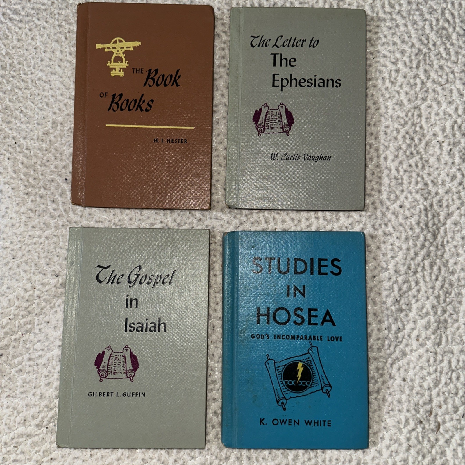 Vintage Convention Press Baptist Church Study Sunday School Books Lot 4 50s-60s