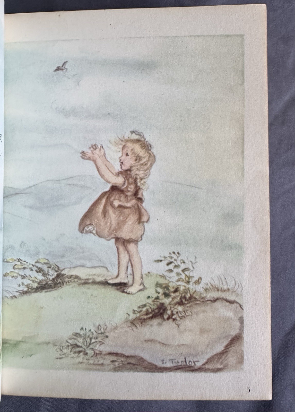 1955 First Graces TASHA TUDOR First E SANGORSKI & SUTCLIFFE Leather Fine Binding